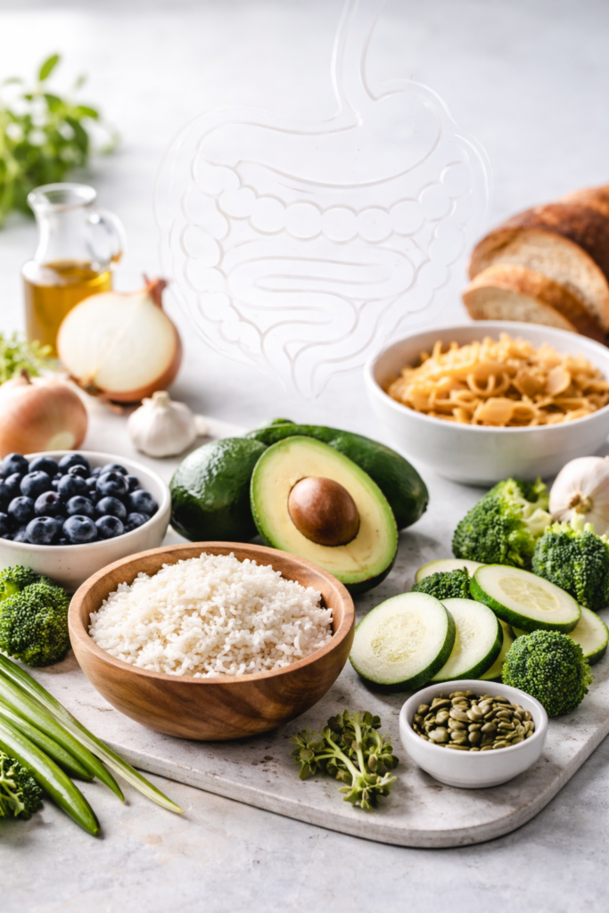 FODMAP ételek összehasonlítása – alacsony és magas FODMAP alapanyagok IBS étrendnél