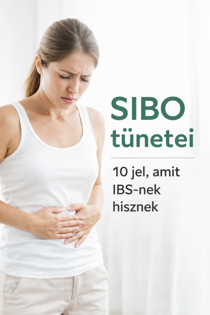 SIBO tünetei: puffadás étkezés után és hasi fájdalom IBS helyett